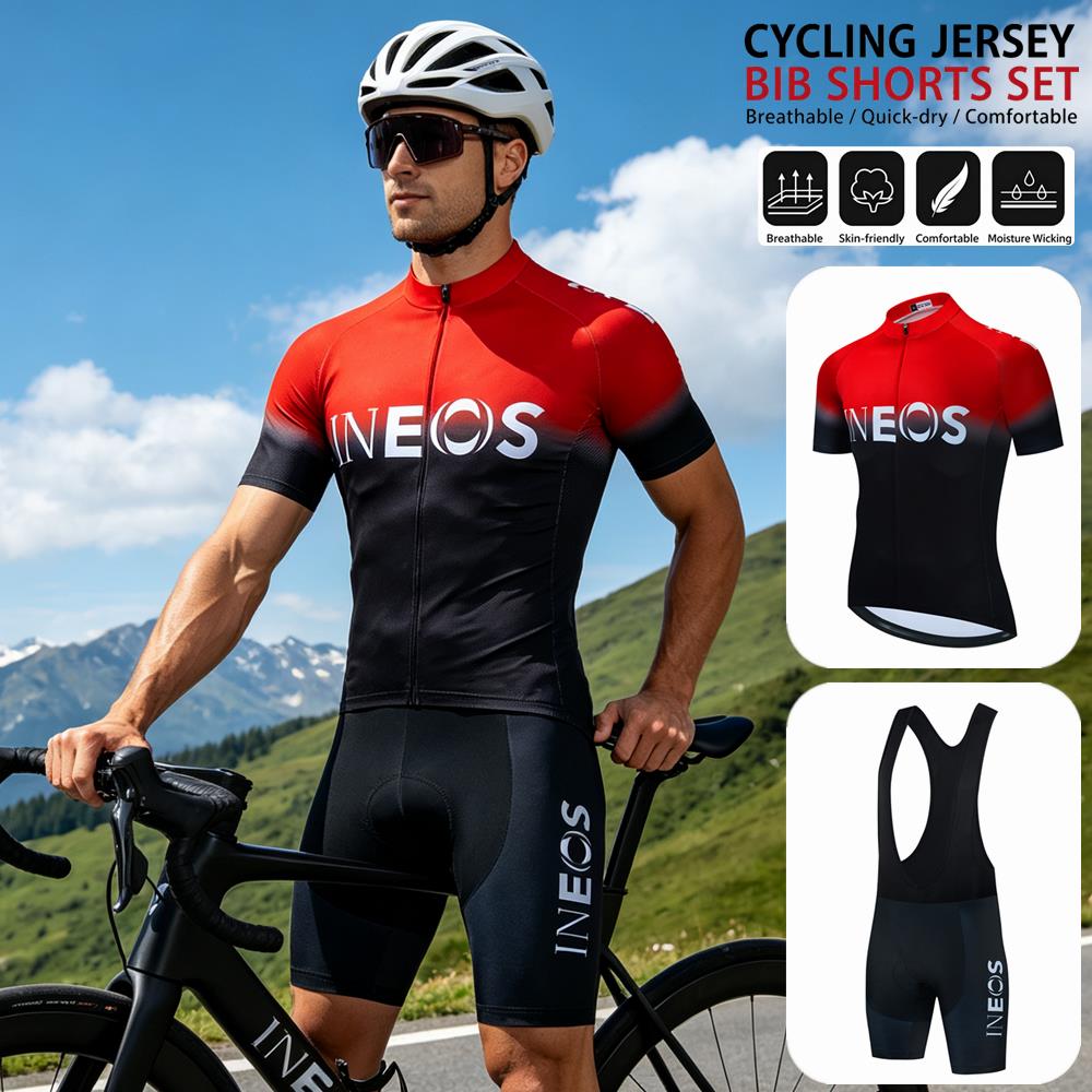 Cycling Commuter Shorts - 2026 INEOS Pakaian Bersepeda Lengan Pendek
