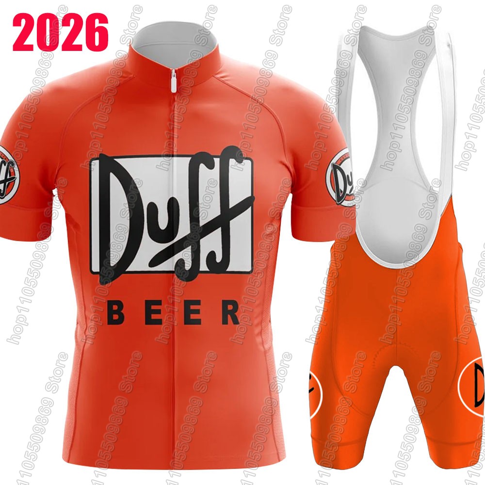 Cycling Commuter Shorts - Set Jersey Bersepeda Duff-Beer 2026, Pakaian