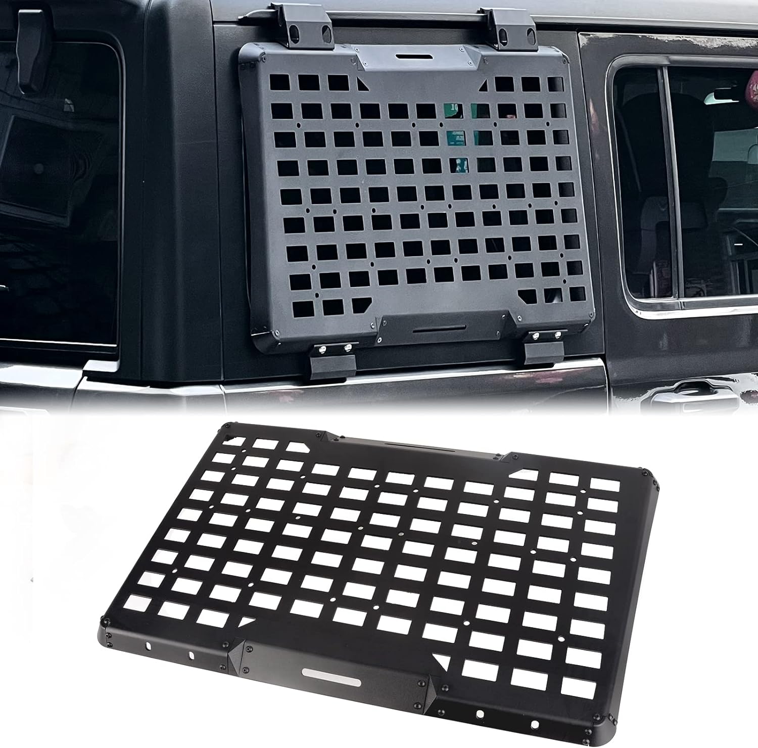 Cargo Rack Aluminum - Panel Molle Jendela Belakang Kanan Rak