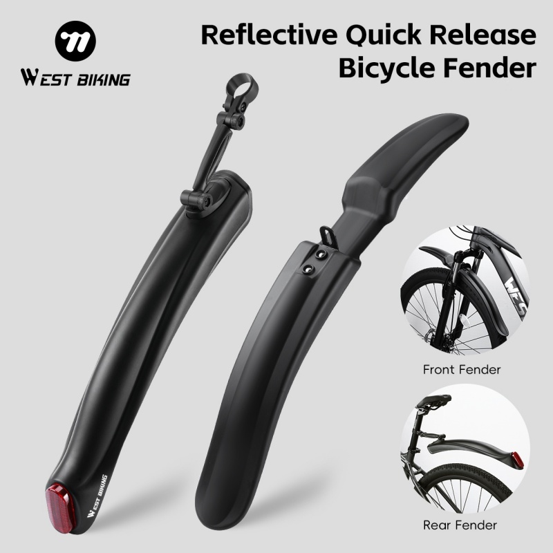 Fender Mudguard Set - WEST BIKING Set Spatbor Depan Belakang