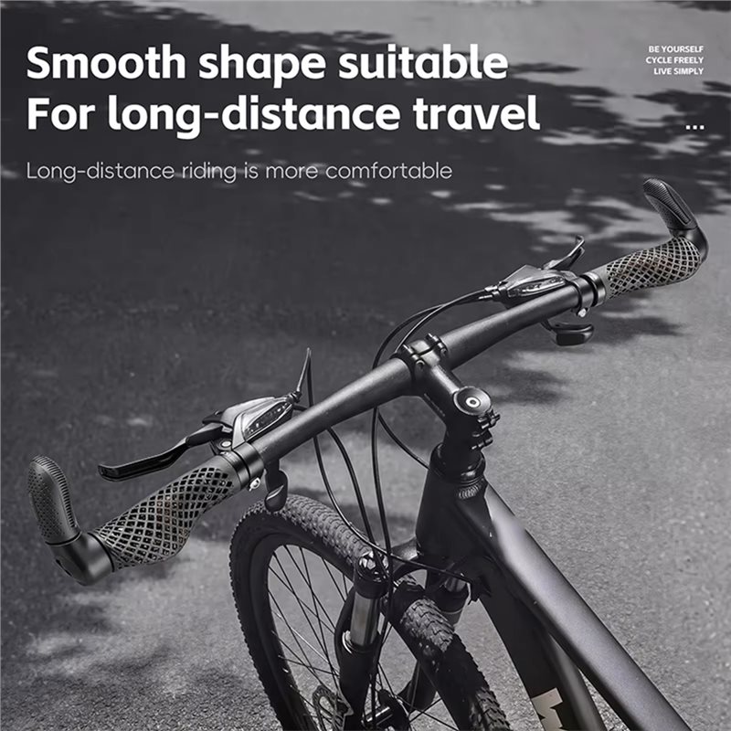 Cycling Commute Distance - Pegangan TPE Anti-Selip Superior Ergonomis untuk