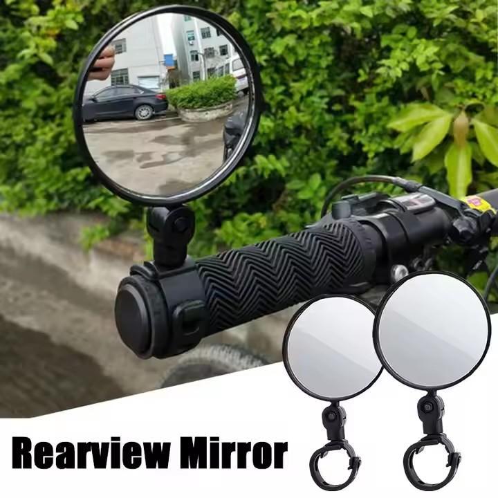 Mirror Handlebar Convex - Cermin Sepeda Cembung Sudut Lebar Dapat