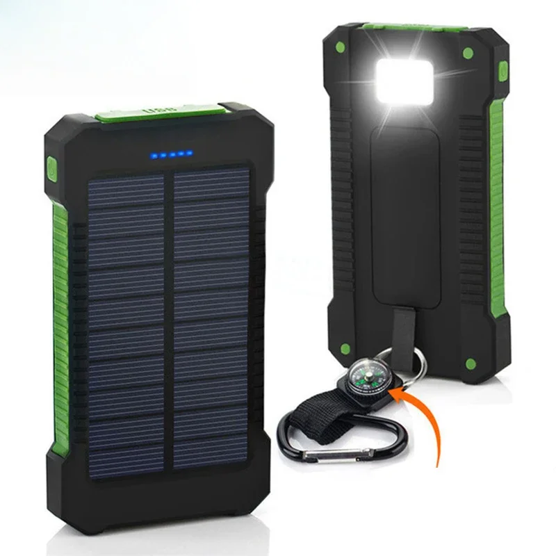 Bank Daya Tenaga Surya Portabe - Usb Charger Dynamo ulasan dan harga