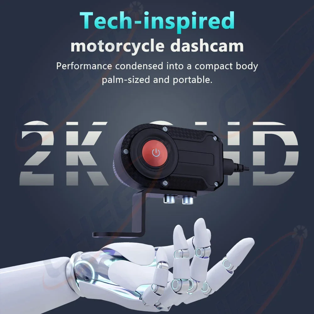 DVR Sepeda Motor 2K HD WiFi de - Cycling Loop ulasan dan harga