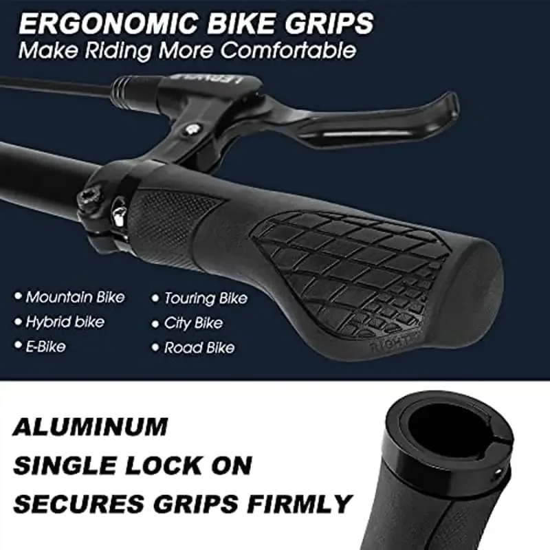 Pegangan Sepeda Karet Paduan d - Commuting On Mountain Bike ulasan dan harga