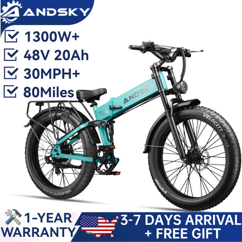 Sepeda Listrik Lipat ANDSKY Fo - Commuting On Mountain Bike ulasan dan harga