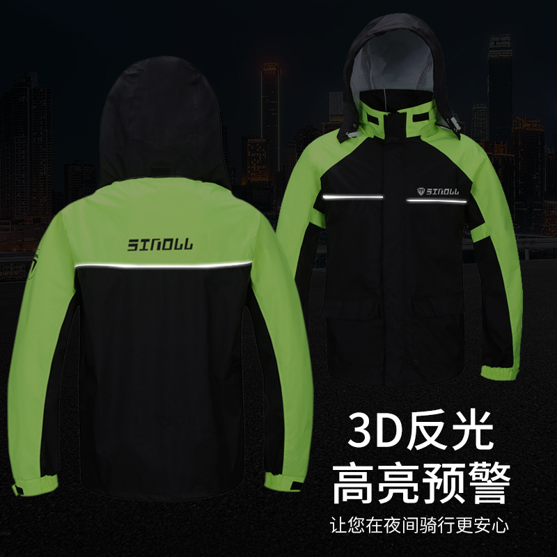Setelan Jas Hujan Bersepeda Pr - Cycling Commuter Rain Jacket ulasan dan harga
