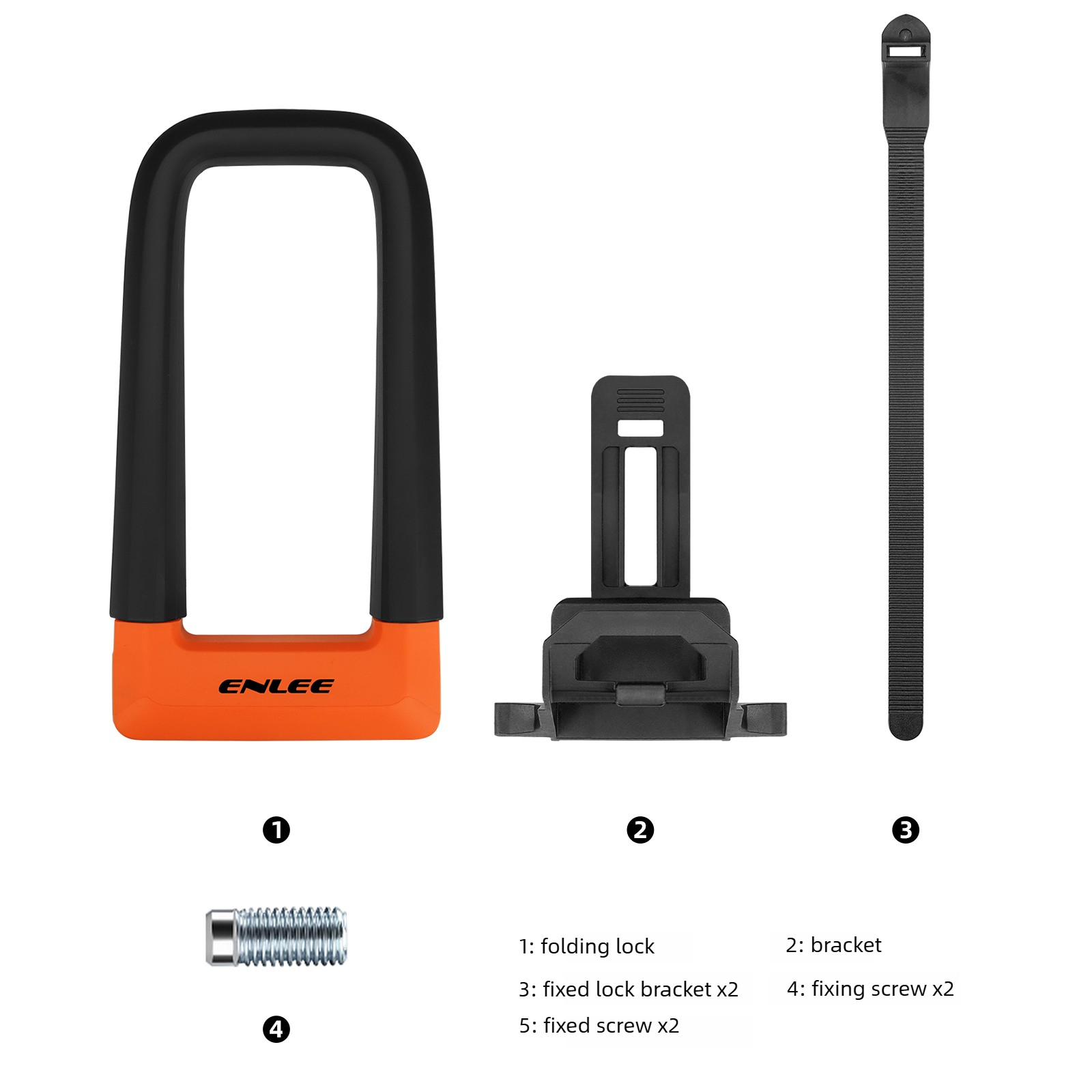 ENLEE Kunci U Anti Maling Untu - U Lock Heavy Duty ulasan dan harga
