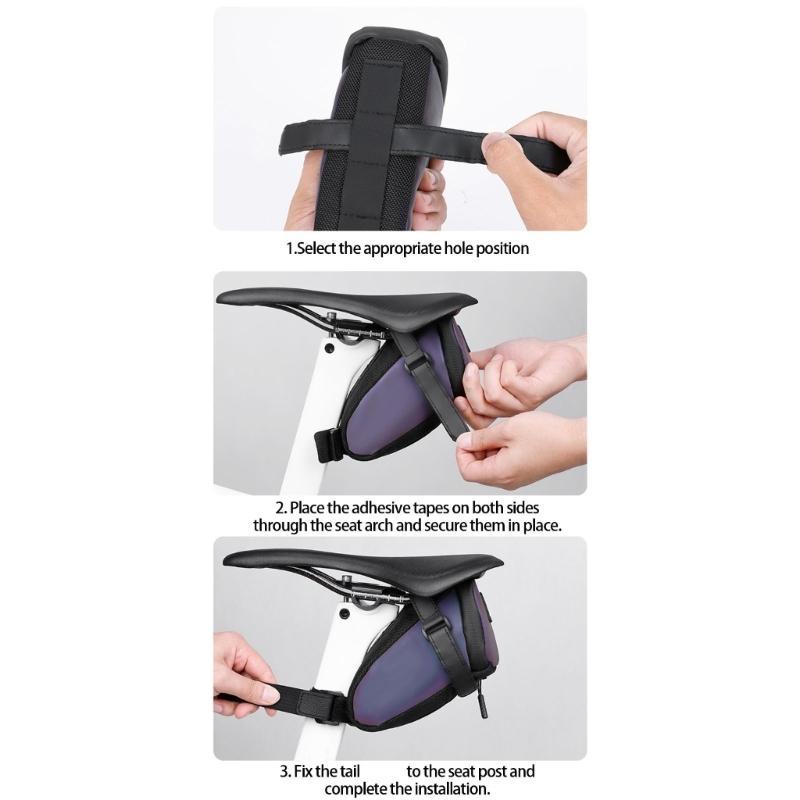 652F Tas Sadel Sepeda Tahan Ai - Cycling Commute Distance ulasan dan harga