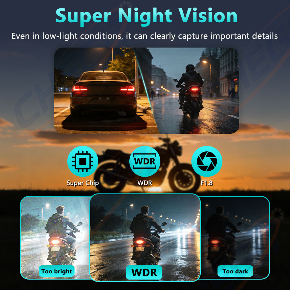 DVR Motor Baru 2K HD Tahan Air - Cycling Loop ulasan dan harga