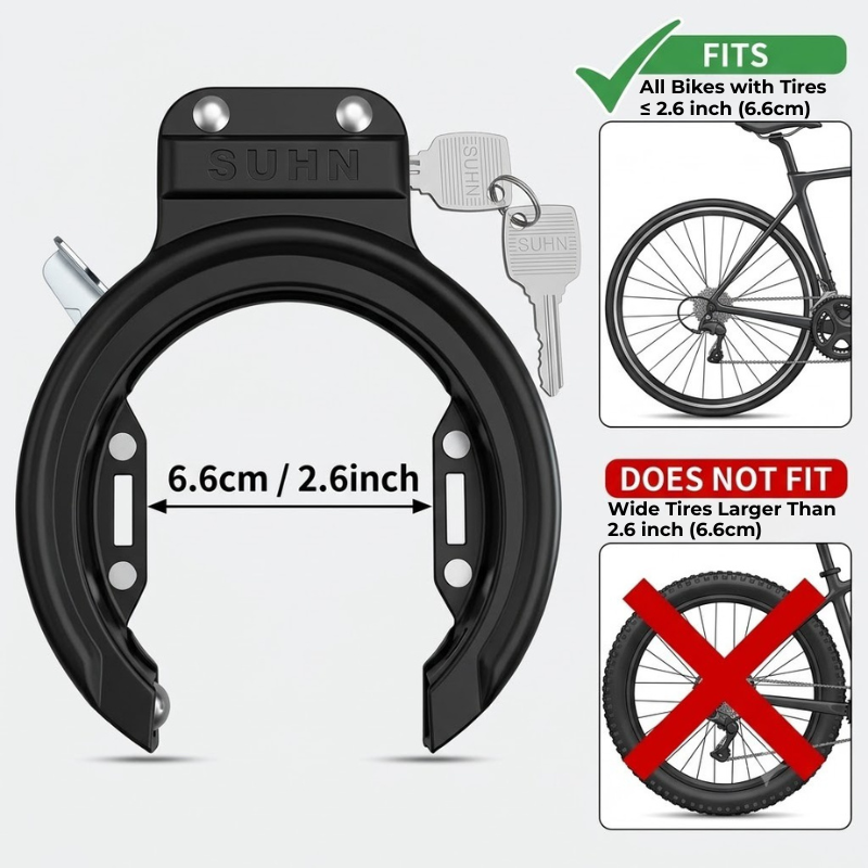 Kunci Sepeda Model Horseshoe u - U Lock Heavy Duty ulasan dan harga