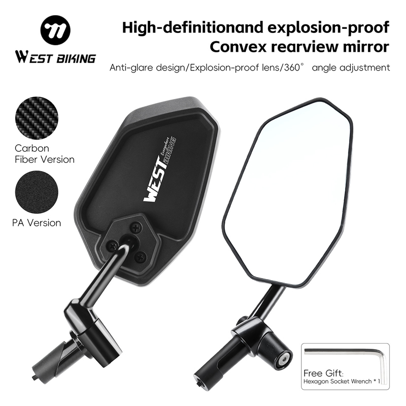 Kaca Spion Cembung Anti-silau  - Mirror Handlebar Convex ulasan dan harga