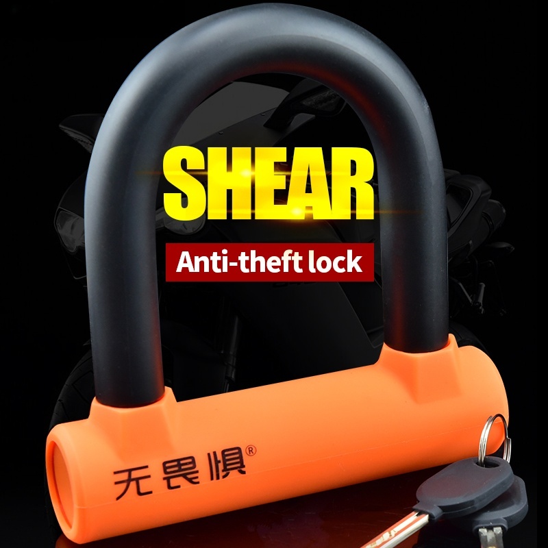 Kunci Sepeda Listrik, Kunci Se - U Lock Heavy Duty ulasan dan harga