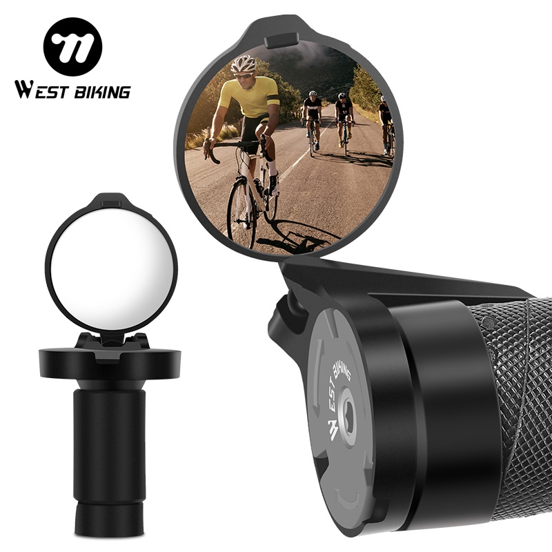 WEST BIKING 2 Buah Kaca Spion  - Mirror Handlebar Convex ulasan dan harga