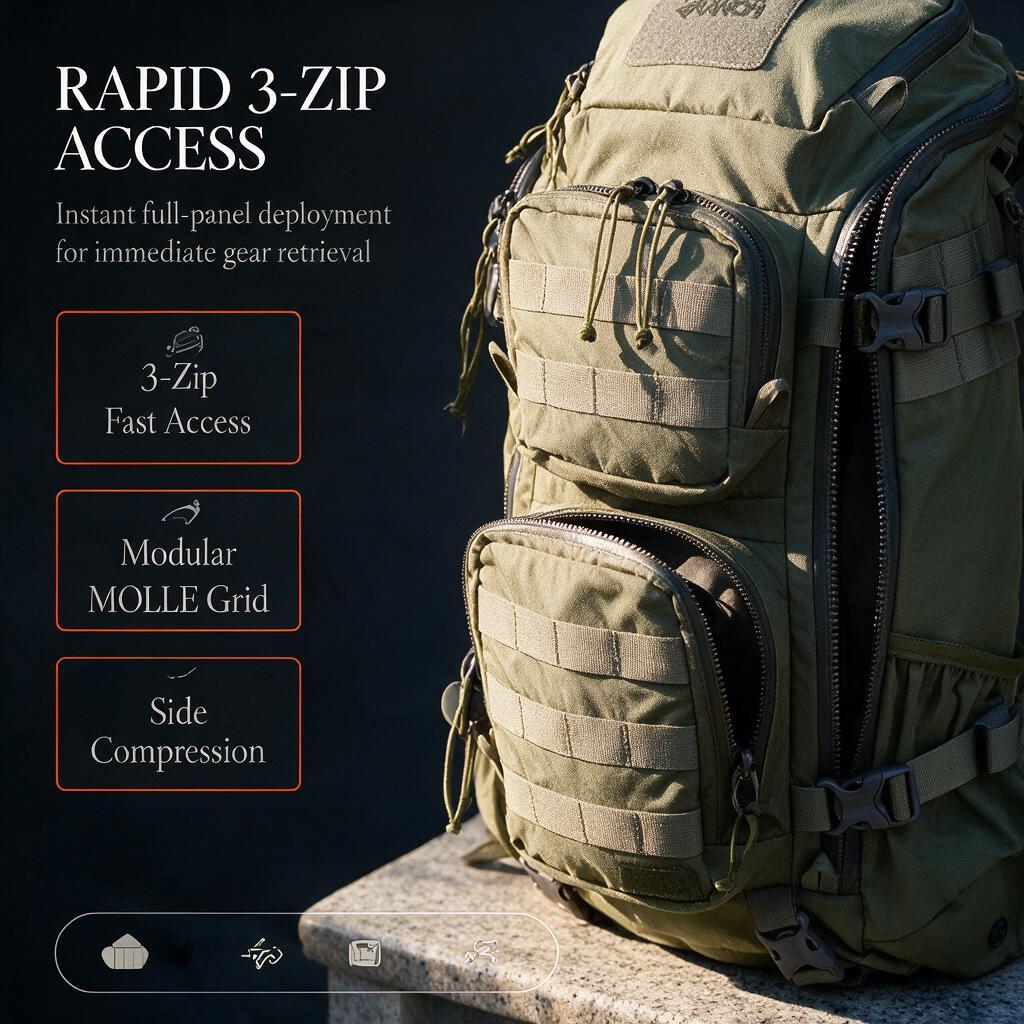Ransel Taktis Ringan Mystery R - Cycling Commute Backpack ulasan dan harga