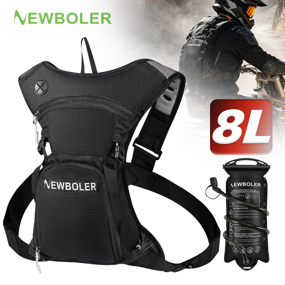 NEWBOLER 8L Paket Hidrasi Sepe - Cycling Commute Backpack ulasan dan harga