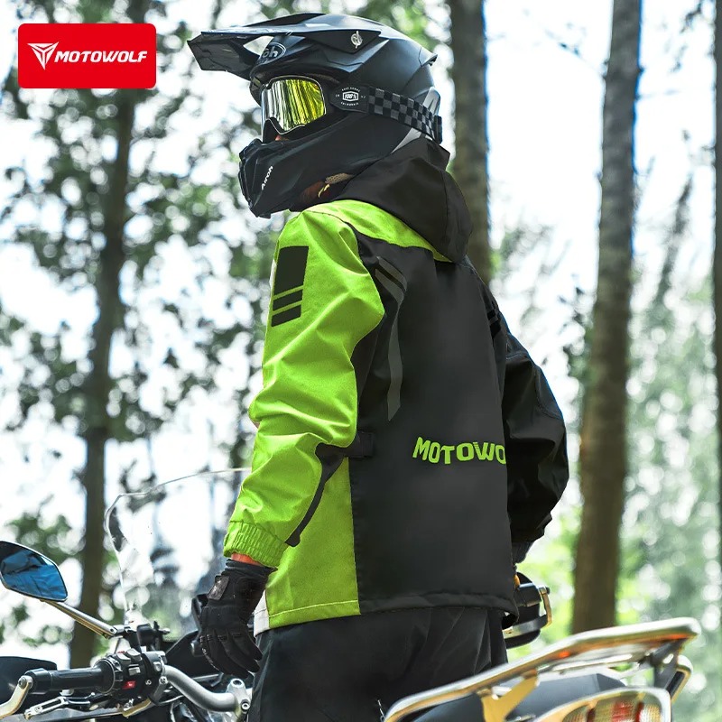 Jaket Hujan Motor Motowolf Ref - Cycling Commuter Rain Jacket ulasan dan harga
