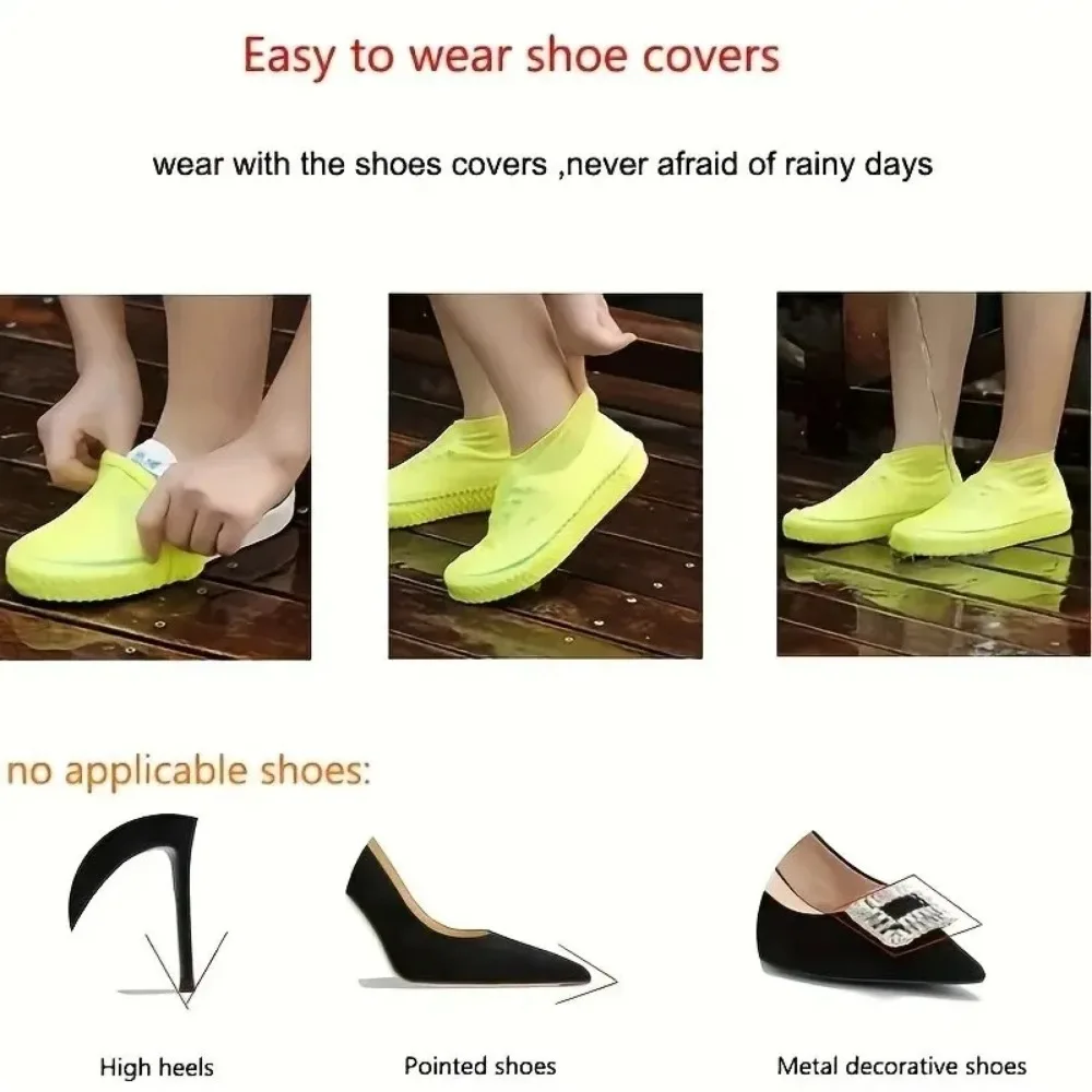 Penutup Sepatu Hujan Silikon T - Cycling Commute Rain ulasan dan harga