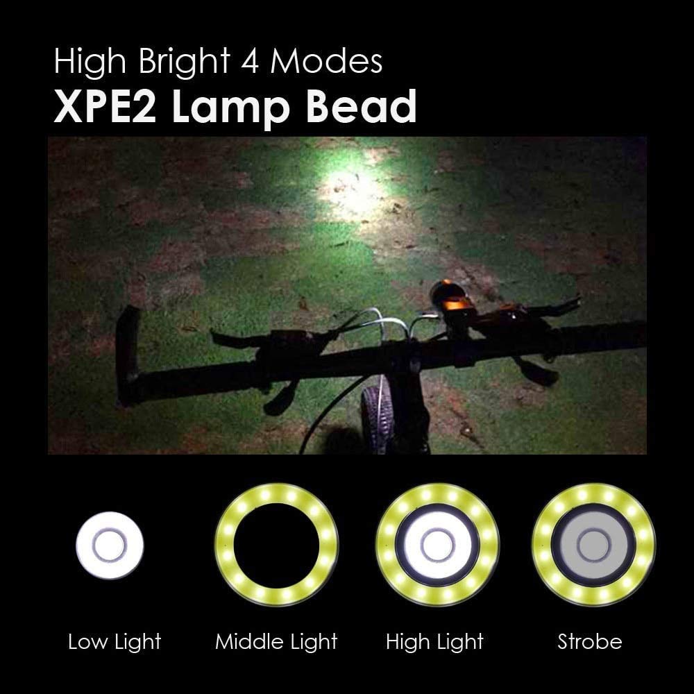 Set Lampu Sepeda LED Tahan Air - Cycling Commute Gear ulasan dan harga