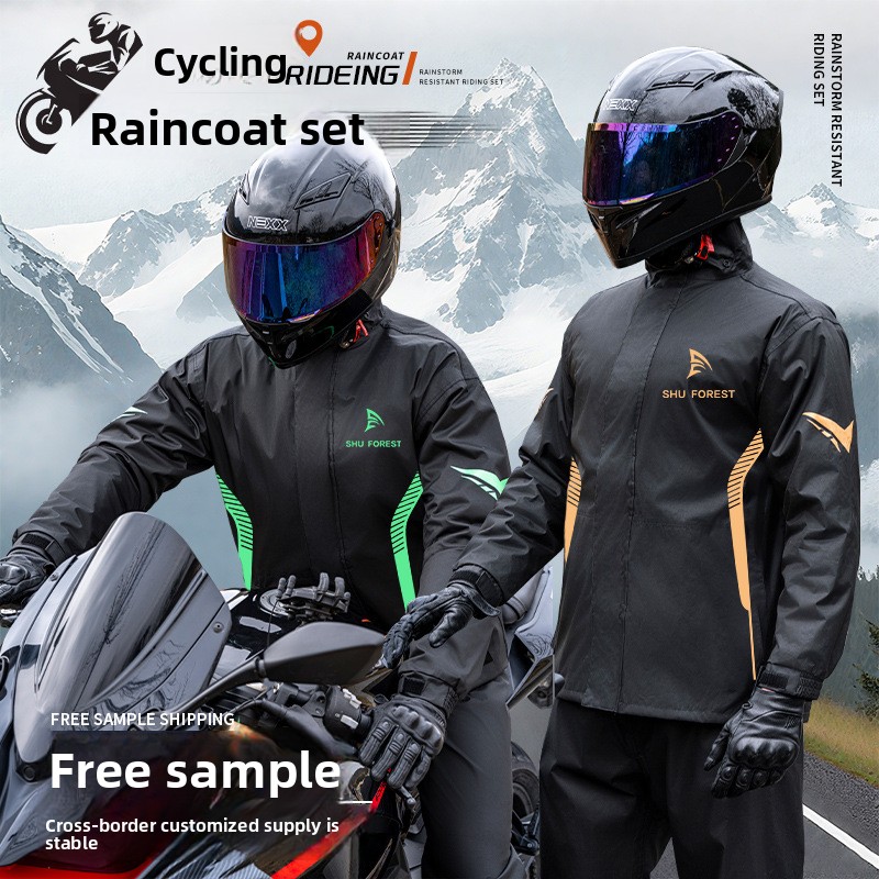 Jas Hujan Motor Sepeda Dewasa  - Cycling Commuter Rain Jacket ulasan dan harga