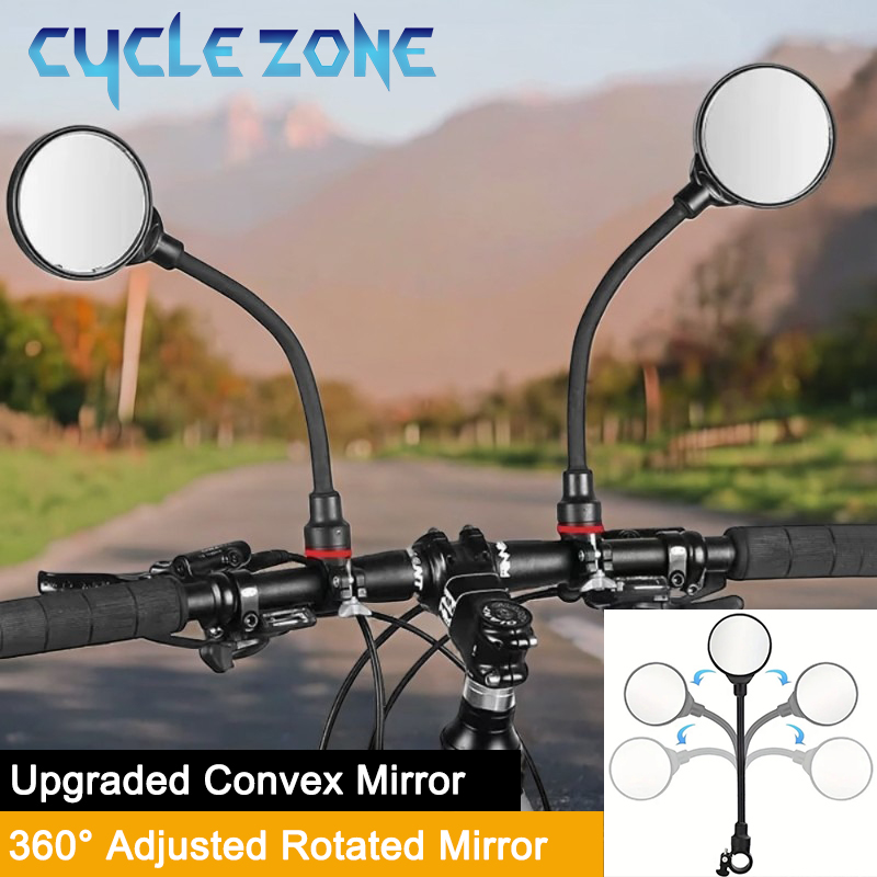 Cermin Sepeda Kaca Spion Stang - Mirror Handlebar Convex ulasan dan harga